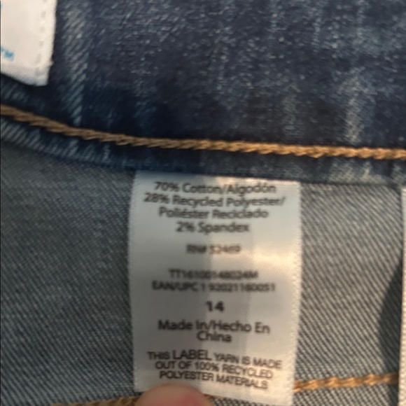 Time and Tru Blue Denim Shorts - Picture 3 of 5